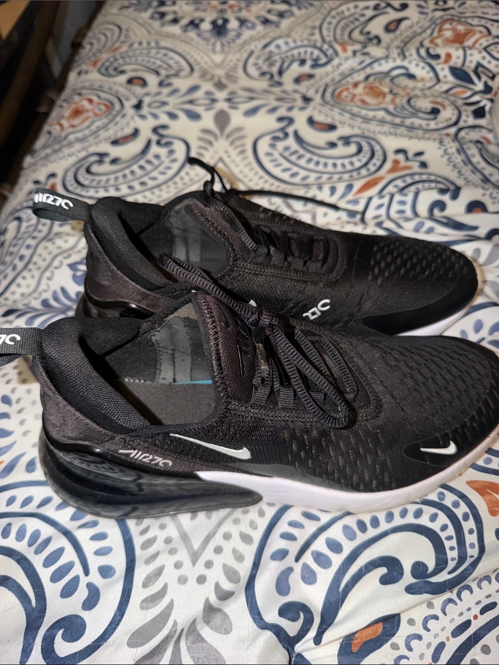 Nike Black Air Max 270 Men's Athletic Sneakers